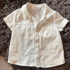 Mayoral White Button Down Kids Shirt
